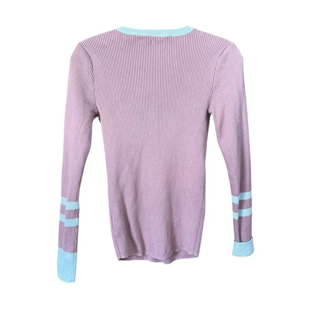 Faherty Cotton Cashmere Henley Sweater - Picture 2 of 7
